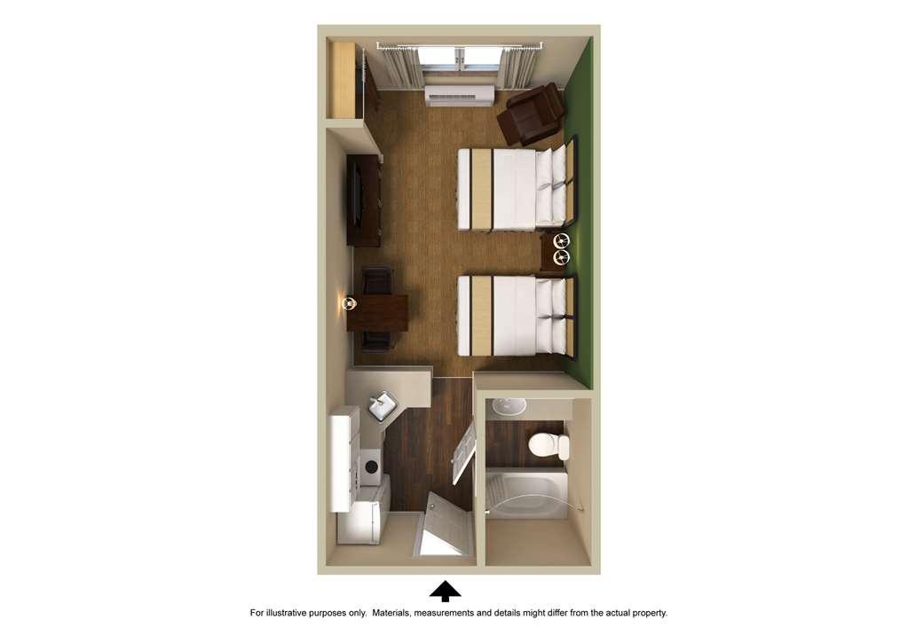 Extended Stay America Suites - Indianapolis - Castleton Rom bilde